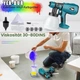 Аккумуляторный краскопульт HVLP под аккумулятор Makita 18V (200 Вт, бак 1000 мл) - беспроводной пистолет-распылитель - изображение 4