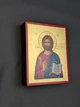Писаная маленькая икона Иисуса Христа Вседержителя 10×12,5 см - изображение 5