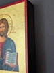 Писаная маленькая икона Иисуса Христа Вседержителя 10×12,5 см - изображение 9