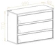 Комод напольный MEBLIBUD VERONA з шухлядами 99x40x71 см Дуб сонома - изображение 4