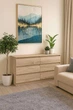 Комод напольный MEBLIBUD STELLA з шухлядами 140x40x80 см Дуб сонома - изображение 4