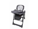Дитячий стільчик для годування 2в1 VELANO Nomi Black (з функцією гойдалки, екошкіра, колеса) - зображення 3