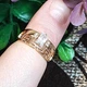 Кольцо Xuping Jewelry размеры:17 медицинское золото позолота 18К 8491 - изображение 2
