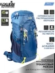 Рюкзак Norfin ADVENTURE 45 л поліестер 420D чорний 61x32x20 см для пішого туризму - зображення 6