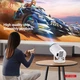 Смарт Игровой Проектор Earldom ET-PJ03 White + 2 Джойстики (Android TV, Wi-Fi 6, Bluetooth, 4K/Full HD, HDMI, USB, AUX 3.5 мм, Пульт ДУ) - изображение 7