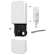 Точка доступа MikroTik wAP ax Wi-Fi 2.4 ГГц и 5 ГГц PoE 10-57В (wAPG-5HaxD2HaxD) - изображение 3