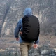 Чехол для рюкзака 60л PackProof со стяжной стропой чёрный - изображение 7