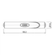 Перехідник кутовий Roxtone RP-AN-285 1 x 6.3 mm jack stereo male — 1 x 6.3 mm jack stereo male - зображення 2