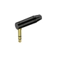 Роз'єм Roxtone RJ3RPPBKBG Jack 6.3 mm (stereo) кутовий - зображення 1