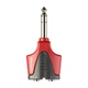 Переходник Roxtone RP-AN-345 6.3mm jack stereo male (папа) - 2x3.5mm jack mono female (мама) - изображение 1