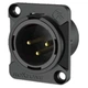 Роз'єм Roxtone RX-3MD-BG XLR панельний male (тато) - зображення 1