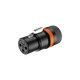 Роз'єм Roxtone LX-3F XLR (мама) низькопрофільний обертовий - зображення 1