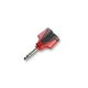 Перехідник Roxtone RP-AN-340 6.3 mm jack stereo male (тато) — 2x3.5mm jack stereo female (мама) - зображення 1