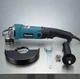 Болгарка Makita GA6020C 1100 Вт угловая шлифовальная машина 125 мм УШМ сетевая 220 В 3000 11000 об мин с регулировкой скорости шпинделем M14 муфтой SJS блокировкой защитой от повторного включения для резки зачистки шлифовки металла пластика камня - изображение 7