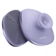Щітка для душу масажна силіконова GESKE Body Brush 4в1 ретельне очищення тіла для боротьби з целюлітом та врослим волоссям, підтягенення тіла масажує та омолоджує твоє тіло Фіолетовий - изображение 6