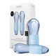 Набір масажерів для очей та обличчя GESKE Cool & Warm Duo Eye Massager 7 в 1 кріосфери з боросилікатного скла для охолодження та нагрівання шкіри зменшення набряків і темних кіл Блакитний - изображение 1