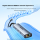 Док-станція Sanze HWK1-Q 5 в 1 USB 3.0 золотиста - зображення 5