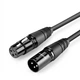 Кабель UGREEN 20713 XLR микрофонный балансный, 8 м, черный - изображение 1
