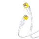 Патч-корд SAMZHE 6200PBS Cat 6 UTP 1 Гбит/с плоский 20 м Белый - изображение 1