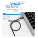 Кабель Kaiboer US004 USB Type-C - USB Type-C Thunderbolt 4 8K 60 Гц 2 м - изображение 2