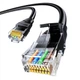 Патч-корд SAMZHE WD6300 Cat 6 1 Гбит/с 30 м Черный - изображение 1