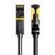 Патч-корд SAMZHE CAT-710H Cat 7 экранированный 10 Гбит/с 10 м Черный - изображение 1