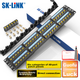 Патч-панель SK-LINK 19" 2U 48 портів Cat 6 UTP у зборі з організатором кабелю (SK-P600M) - зображення 2