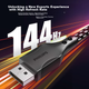 Кабель Philips DisplayPort - DisplayPort 1.4 8K 4K 144 Гц 3 м (SWR3139B/93) - изображение 3