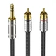 Аудиокабель KELEPU 6.3 мм — 2 × RCA, 10 м - изображение 1