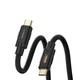 Кабель Hagibis UC50 Thunderbolt - Thunderbolt 120 Гбит/с 16K 240 Вт Black - изображение 1