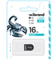 Флеш-накопичувач Wibrand USB 2.0 Scorpio 16Gb Black - изображение 2