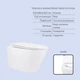 Готовое решение Qtap для ванной комнаты: подвесной унитаз Swan Ultra Quiet 520x360x320 + комплект инсталляции Standard (круглая кнопка Black) - изображение 3