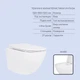 Готовое решение Qtap для ванной комнаты: подвесной унитаз Jay Ultra Quiet 520x360x320 + комплект инсталляции Standard (линейная кнопка Black) - изображение 3