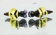 Набор стеклянных бусин 30мм * 10мм отв:2мм №7551 ISTA Lampwork - изображение 1