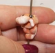 Стеклянная бусина 24 мм отв: 2 мм №5645 ISTA Lampwork - изображение 2