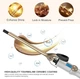 Плойка AIMERVO 9 мм для мелких локонов и афро-кучеров, 110–210°C, LCD-дисплей - изображение 3