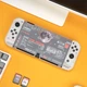 Чехол Jixiang для Nintendo Switch OLED защитный жесткий с подставкой White - изображение 7