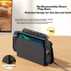 Чехол Jemdo для Nintendo Switch 2 силиконовый прозрачный - изображение 4