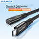 Удлинитель Ult-Unite Thunderbolt 5 папа-мама 120 Гбит/с 0.8 м - изображение 3