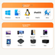 Мережевий адаптер Shengwei EUR0004J / USB Type-C / Gigabit Ethernet - зображення 6