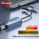 Сетевой адаптер Shengwei EUR0007J / USB 3.0 + USB Type-C / 2.5 Гбит/с Ethernet - изображение 2