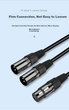 Аудиокабель Yeren YR-YP82 балансный XLR мама-папа 0.5 м - изображение 4