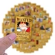 Набір №1 колекційних наклейок Wanted Poster з популярного аніме «Ван-Піс» (One Piece) — 54 шт - зображення 4