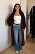 Кардиган INEDIT 24012 Brown ONE SIZEшт. - изображение 1