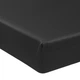 Простирадло на резинці по периметру MirSon Satin Light Pro 10-005 Dark Gray 160x200+25 см (2200010171167) - зображення 1