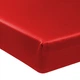 Простынь на резинке по периметру MirSon Satin Light Pro 10-007 Red 140x190+25 см (2200010172119) - изображение 1