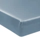 Простирадло на гумці MirSon Satin Light Pro 10-019 Gray-blue 90х200 + 25 см (2200011024370) - зображення 1