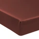 Простирадло на гумці MirSon Satin Light Pro 10-021 Brick red 80х190 + 25 см (2200011025360) - зображення 1
