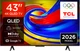 Telewizor TCL QLED 43" 43P7L (5901292530266) - obraz 1