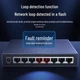 Коммутатор UGREEN HUB15642 8 портов гигабитный алюминиевый корпус, для видеонаблюдения - изображение 5